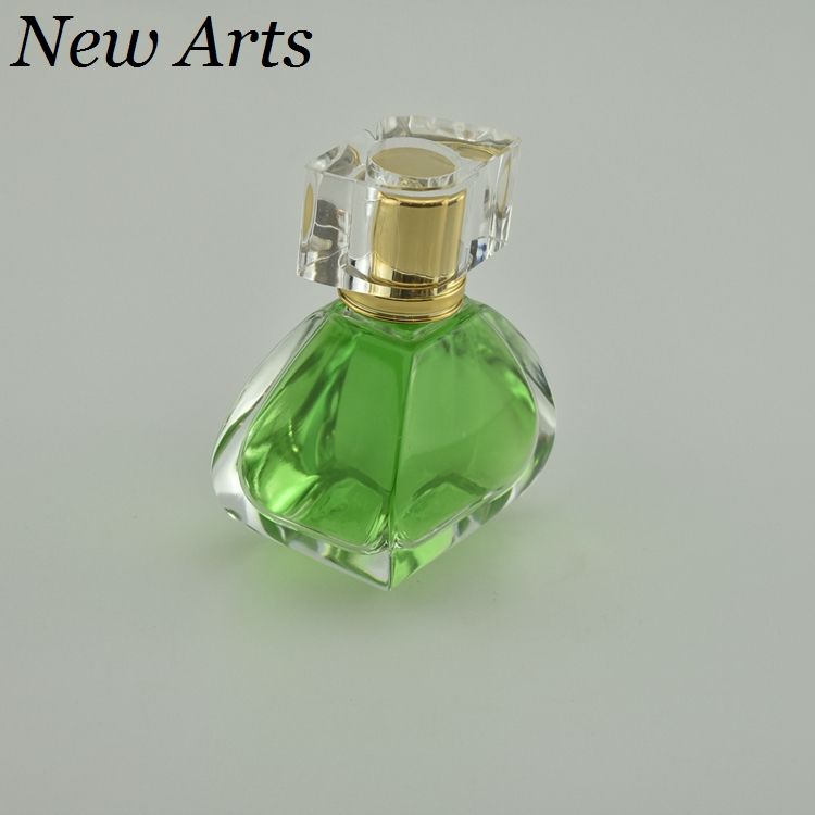 luxury woman fashion crystal glass perfume attar bottles