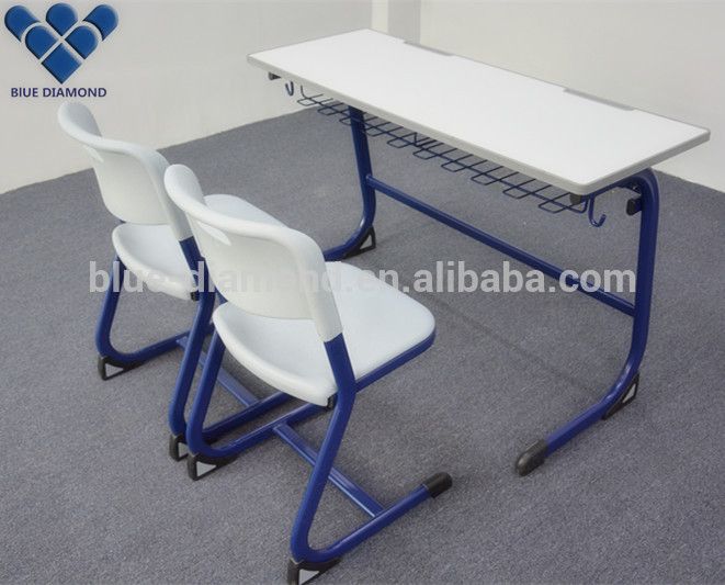 School double desk chair student school furniture study table chair set