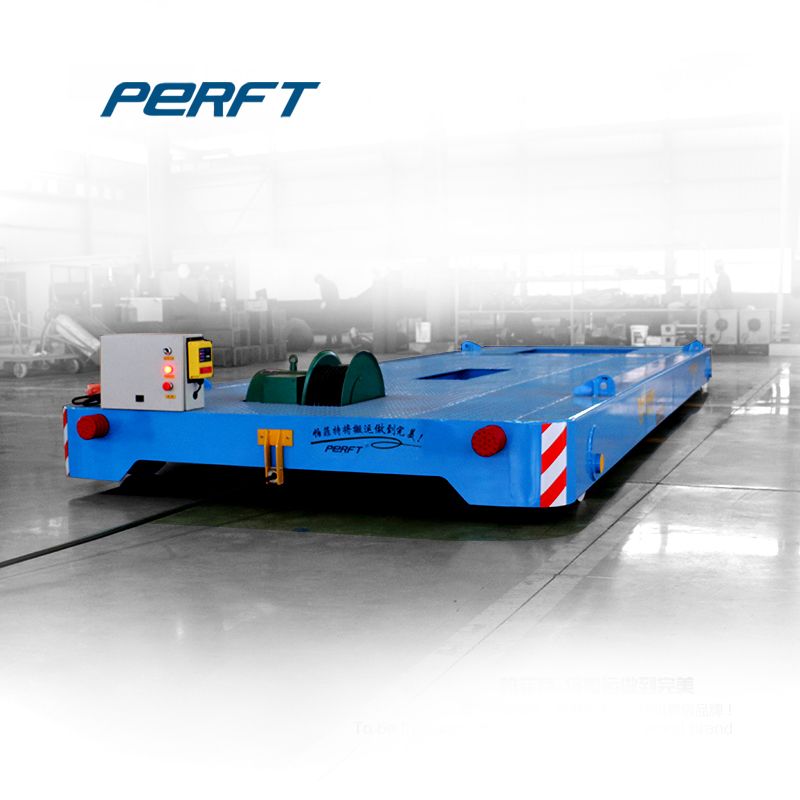Cable Reel Powered Rail Transfer Car Battery Transfer Cart with Remote and Hand Control