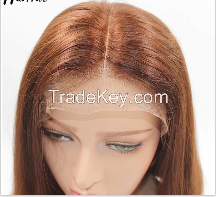 Unprocessed Human Hair Full Lace Bob Wig
