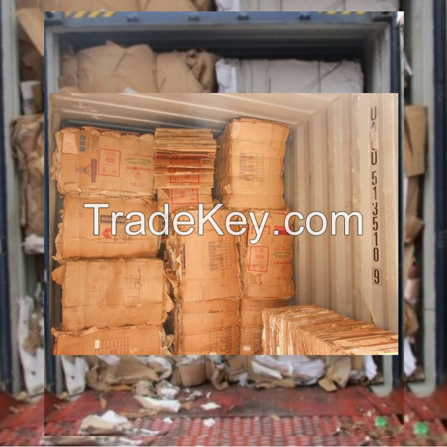 Quality used cardboard waste paper and selected OCC waste paper scrap Hot Sale / OCC/NCC/Old Corrugated Carton/Paper Scrap