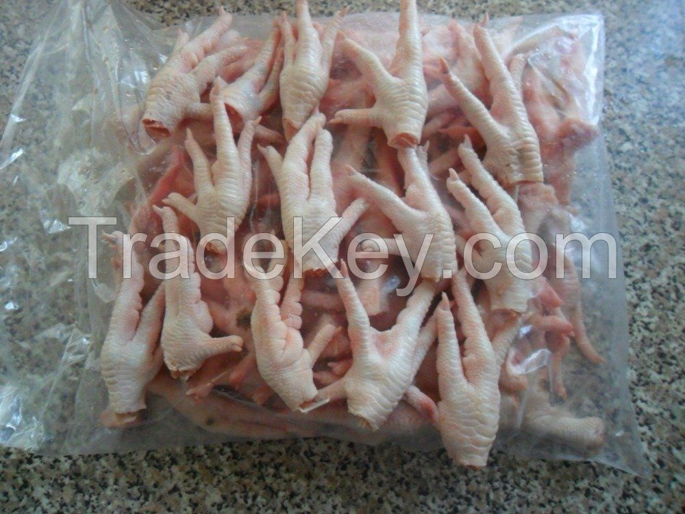 Processed chicken Feet and Paws Grade A