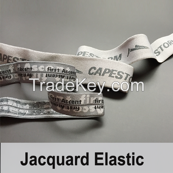 Customized jacquard elastic for underwear waistband