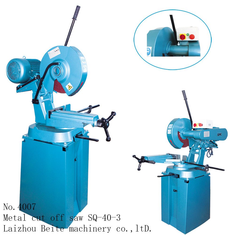 angle steel /plate steel power cutting saw with circular abrasive blade