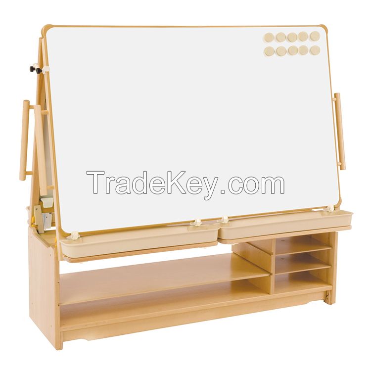 Children's Wooden Study Furniture Kids Drawing Board for Sale