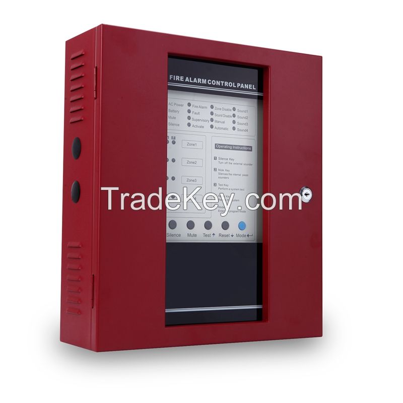 Factory price 220V AC advanced 4/8/16 zones fire alarm control panel