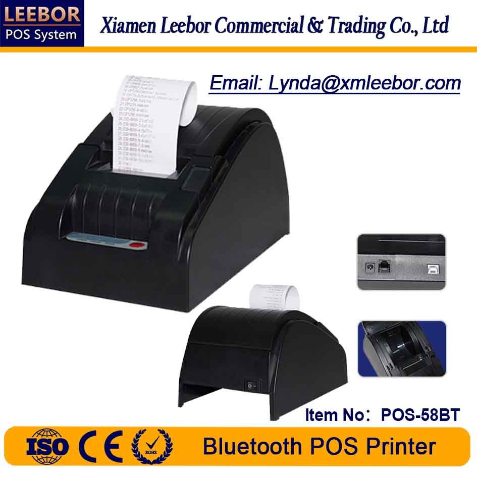 58mm High Speed POS Printer/ Bluetooth Printer/ Support Android System/ Connect with Mobile Phone/ Thermal Printer/ Receipt Printing/ Barcode label Printing