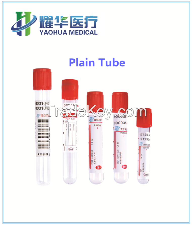plain blood tube