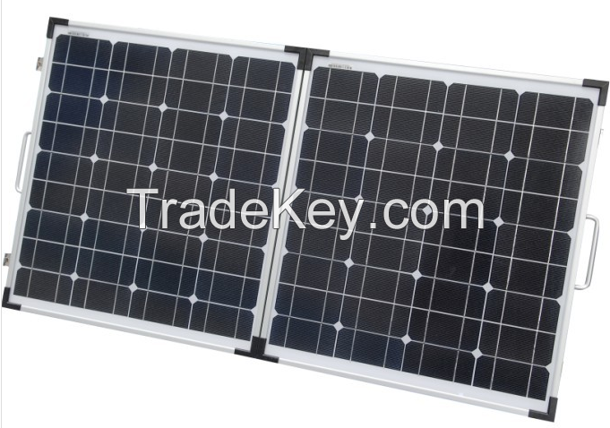 Folding Sunpower Solar Panels 100W Mono 50Wx2pcs with Full Certificates
