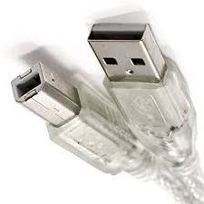 USB 2.0 Cable USB 2.0 A to B transparent