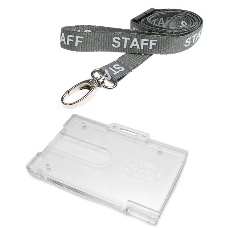 Custom Polyester Lanyard with Badge Holder