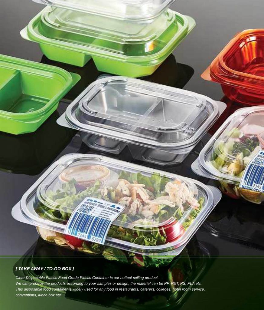 Disposable Food Container / To-Go Box / Plastic Disposable Container By SEIL