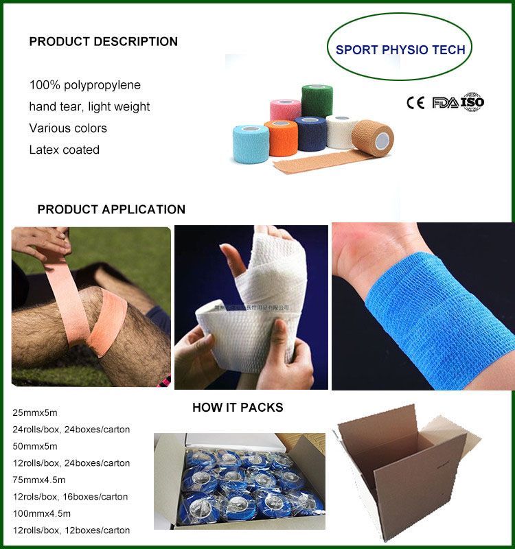 China supplier wholesale COHESIVE BANDAGE NONWOVEN