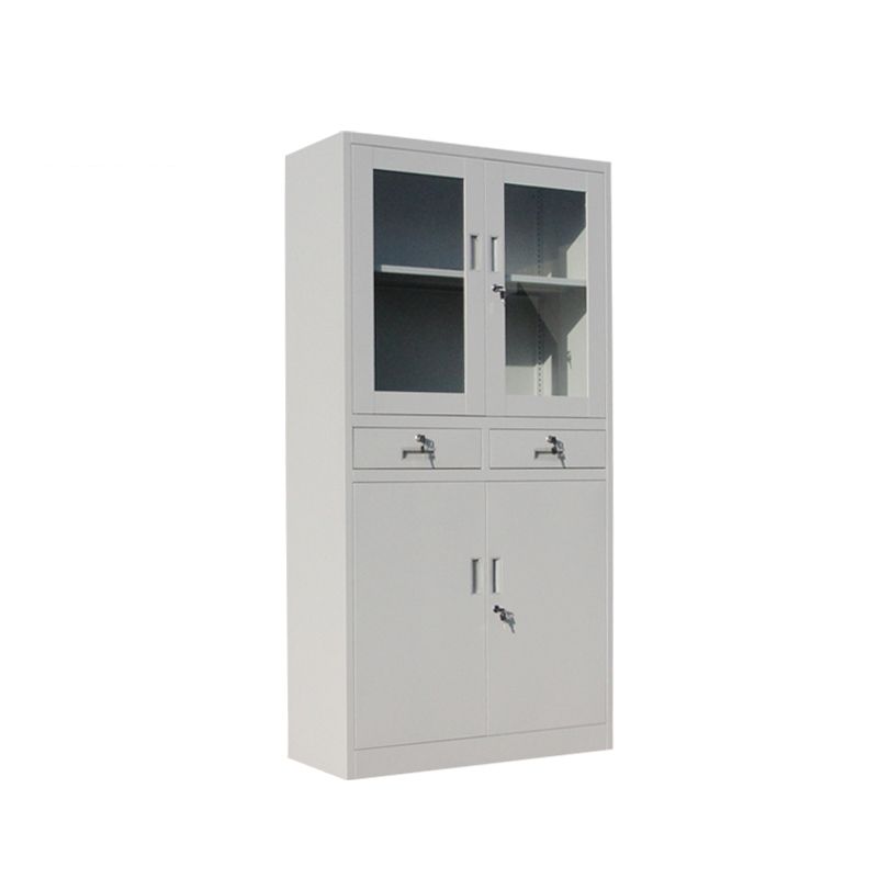 Glass Door File Cabinet With Drawer