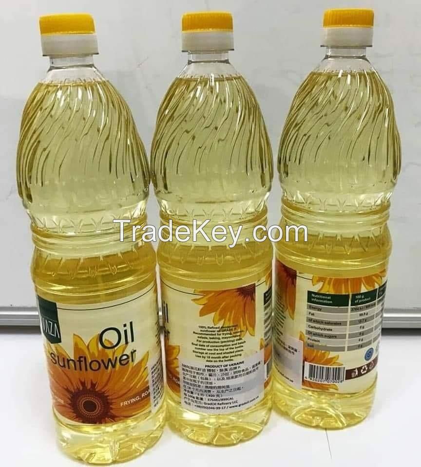 Crude and Refined Sunflower Oil