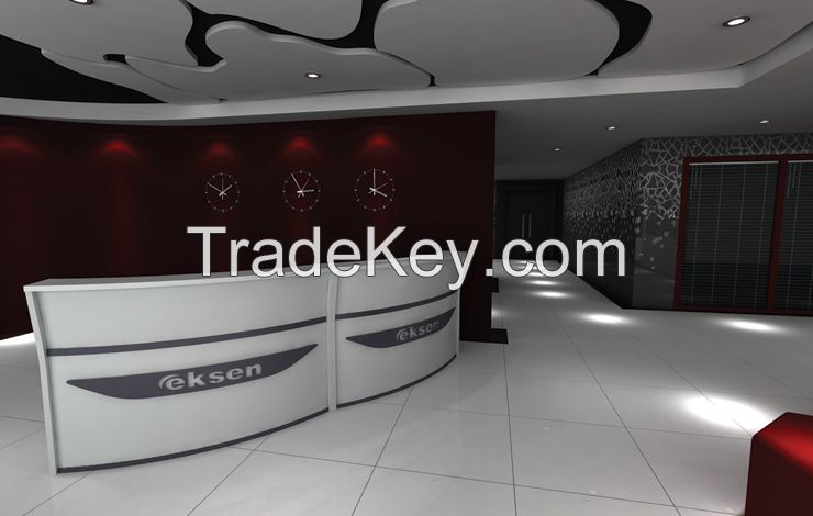 Top quality and modern design cheap reception desk