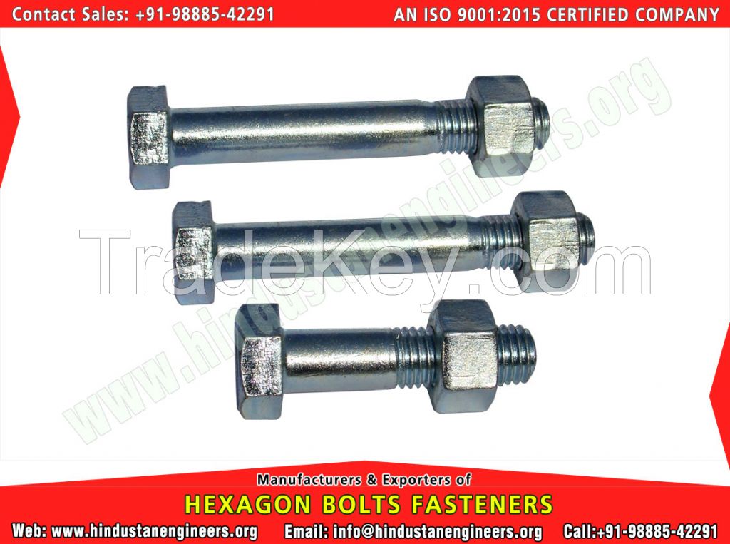 Hex Nuts Bolts Washers Fasteners, Spring Channel Nuts, Steel Screws, Thread Rods manufacturers exporters in India