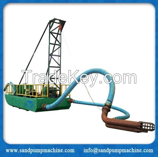 Portable river sand suction dredger