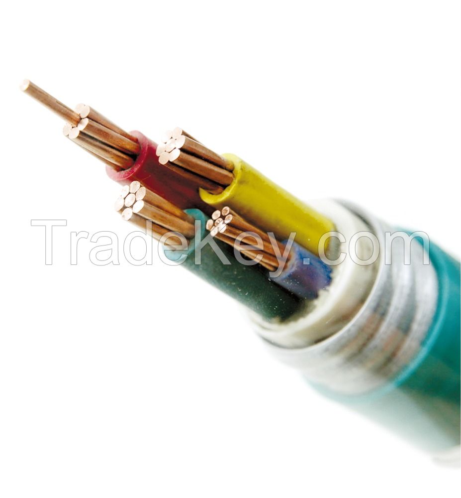 PVC coated armoured cooper core cable wire