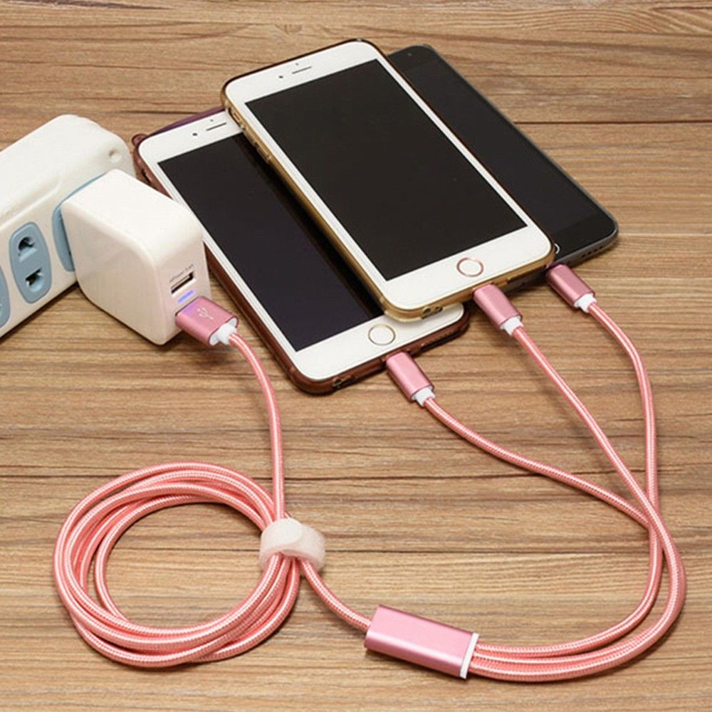 Multiple 3 In 1 USB fast Charging Cable