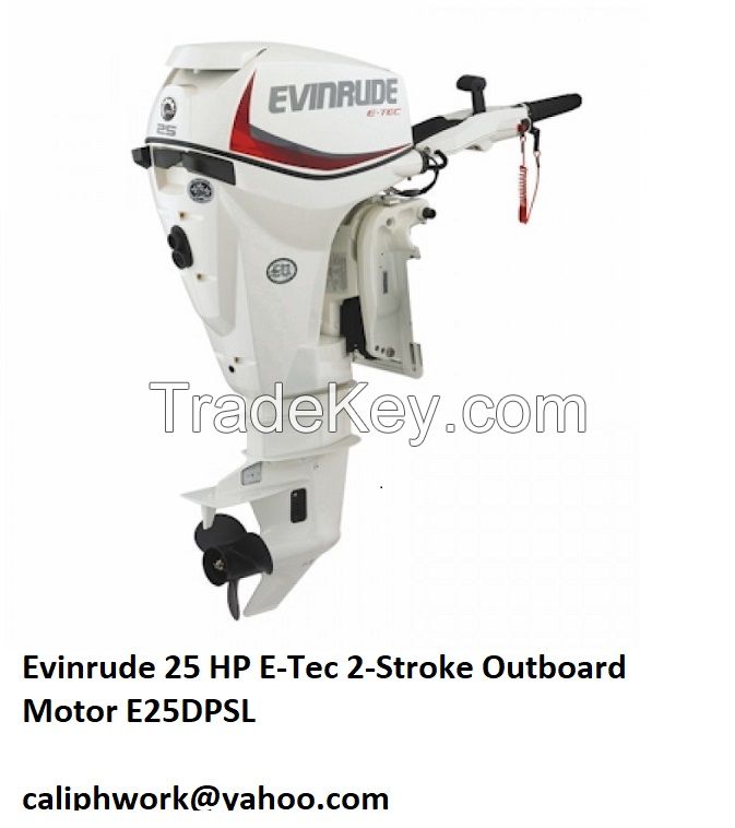 Evinrude 25 HP E-Tec 2-Stroke Outboard Motor E25DPSL