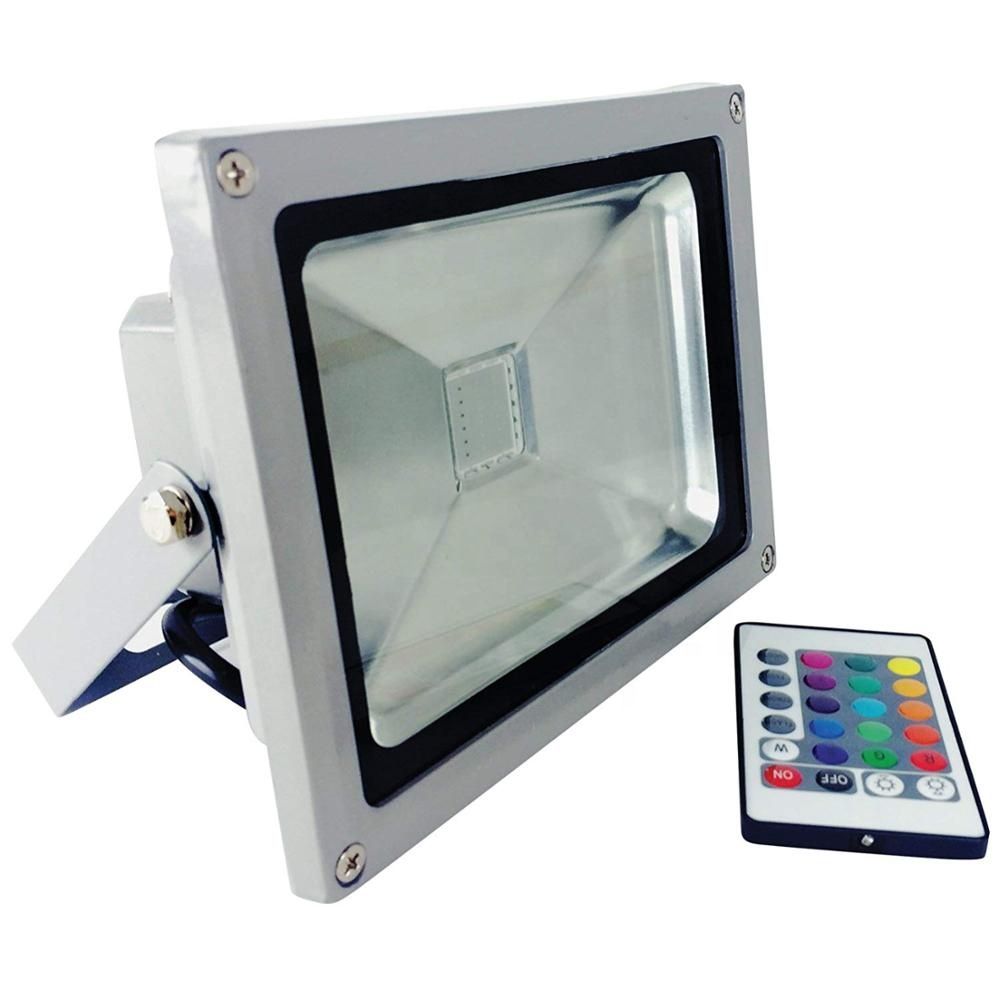 20W High quality ip65 outdoor high power rgb 20w led flood light led rgb projector Light Lamp Lighting