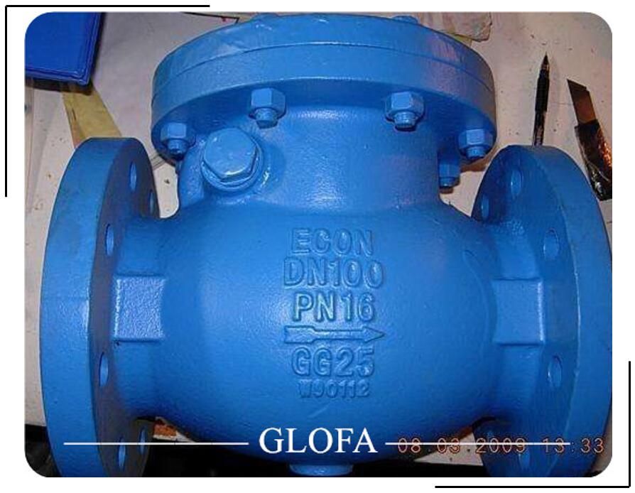 Cast Iron GG25 Flanged Swing Check Valve PN16