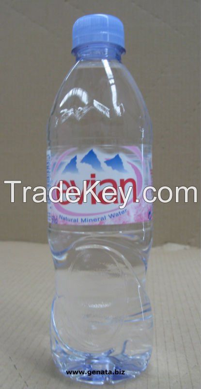 Natural Mineral Evian Water in 330ML, 500ML, 750ML, 1L, 1.5L PET BOTTLES