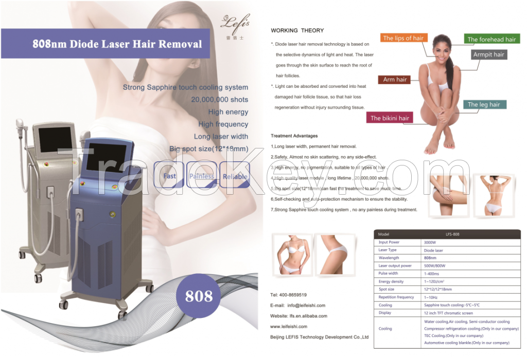 Ice-Cool 808nm Diode Laser Removal of the Year, manufacturer price