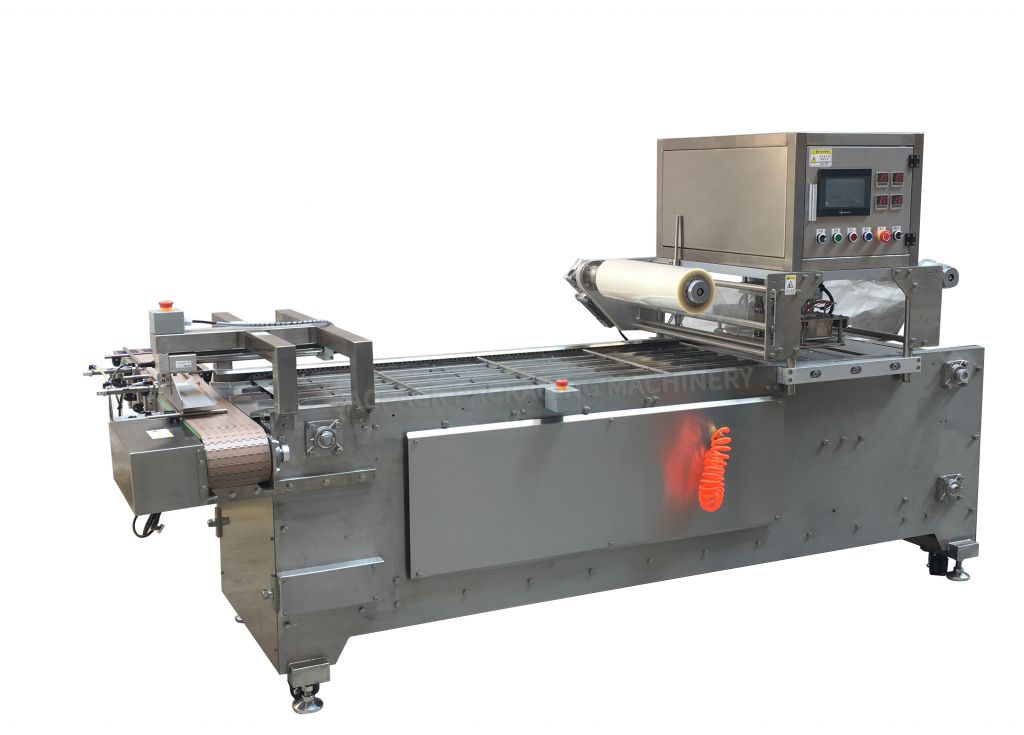 Automatic tray sealing machine--seafood, vegtable, cake