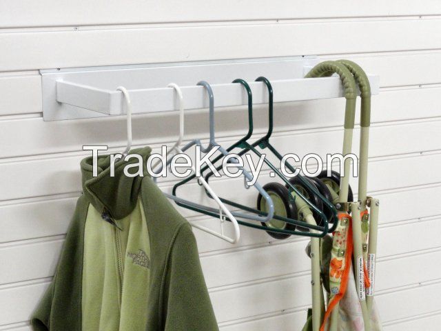 Wall Mount Hang Rail Rack for larger Items