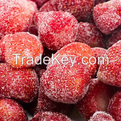 Whole calibrated Strawberry IQF and Whole mixed sizes strawberry IQF