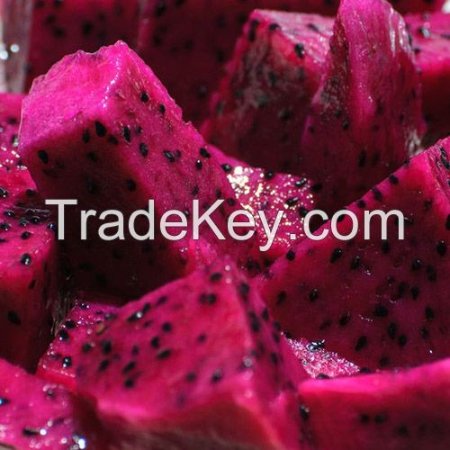 IQF dragon fruit dice