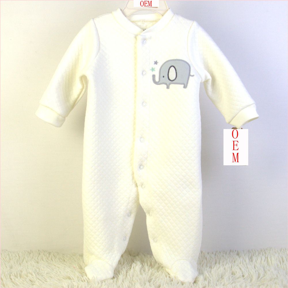 China baby wear OEM factory offer infant coveralls rompers sleepwear