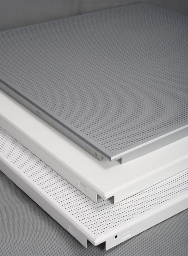 Clip In Flat Perforated Aluminum Ceiling Panel Tile