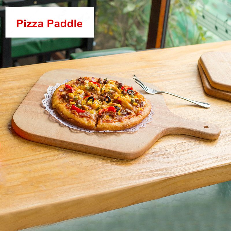Wooden Square Pizza Plate