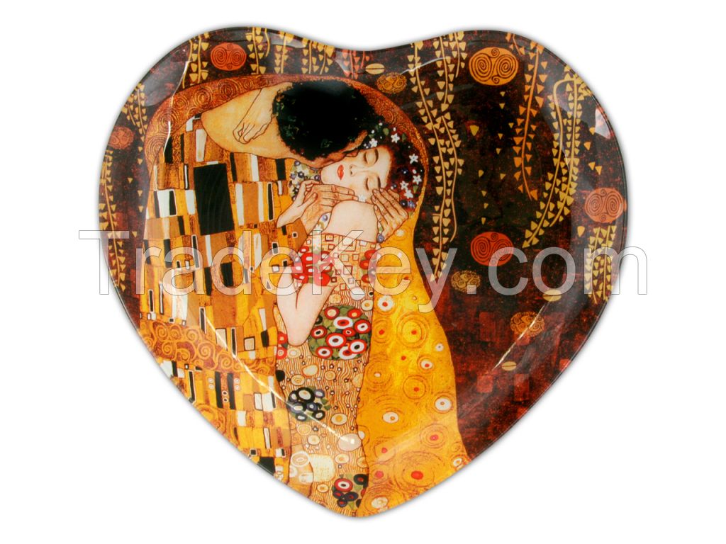 Decorative Plate- Klimt- The Kiss- 24, 5X23Cm
