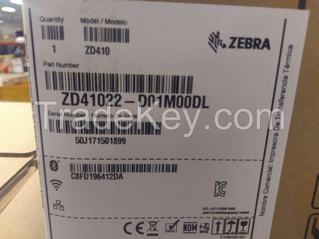 Zebra ZD410 Direct Thermal USB Bluetooth Label Printer (ZD41022-D01M00EZ)