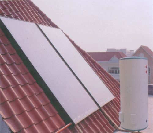 Split High Pressurized Heat Pipe Solar Water Heater with Solar Keymark