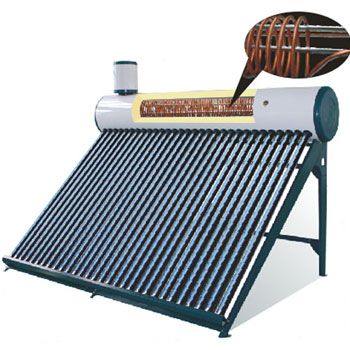 Copper Coil Solar Water Heater