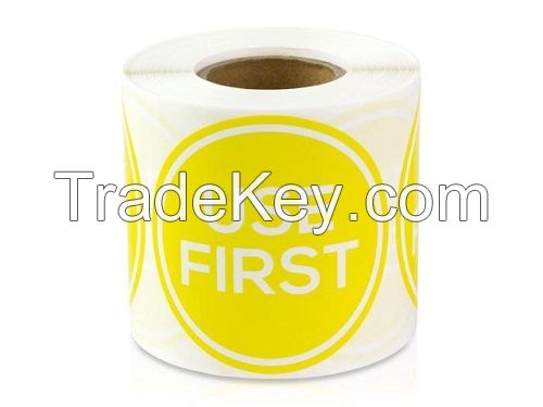 Customized Thermal transfer Barcode Stickers Label Sticker