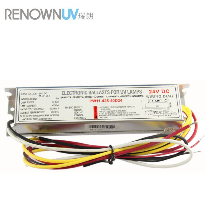 Best 24vdc electronic ballast for UVC lamp