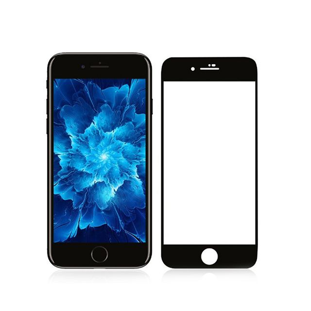 Focuses 9H 2.5D Full Coverage Silk-Printing Tempered Glass Screen Protector for iPhone 7