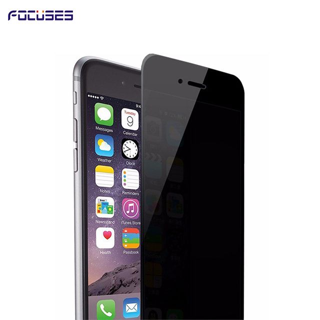 Focuses Premium 9H 2.5D 180 Degree Privacy Anti Spy Anti Glare Tempered Glass Screen Protector For IPhone 6plus 7plus 8Plus