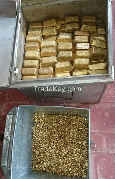 AU Metal Gold Nuggets/Bars