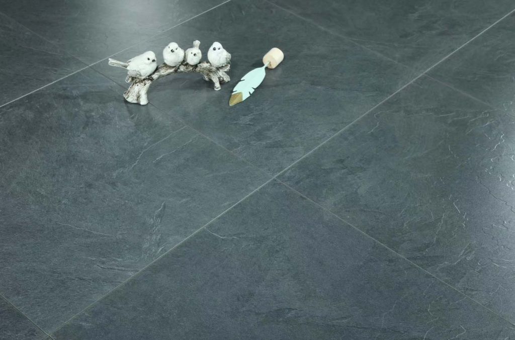 Grey industry style art parquet laminate flooring