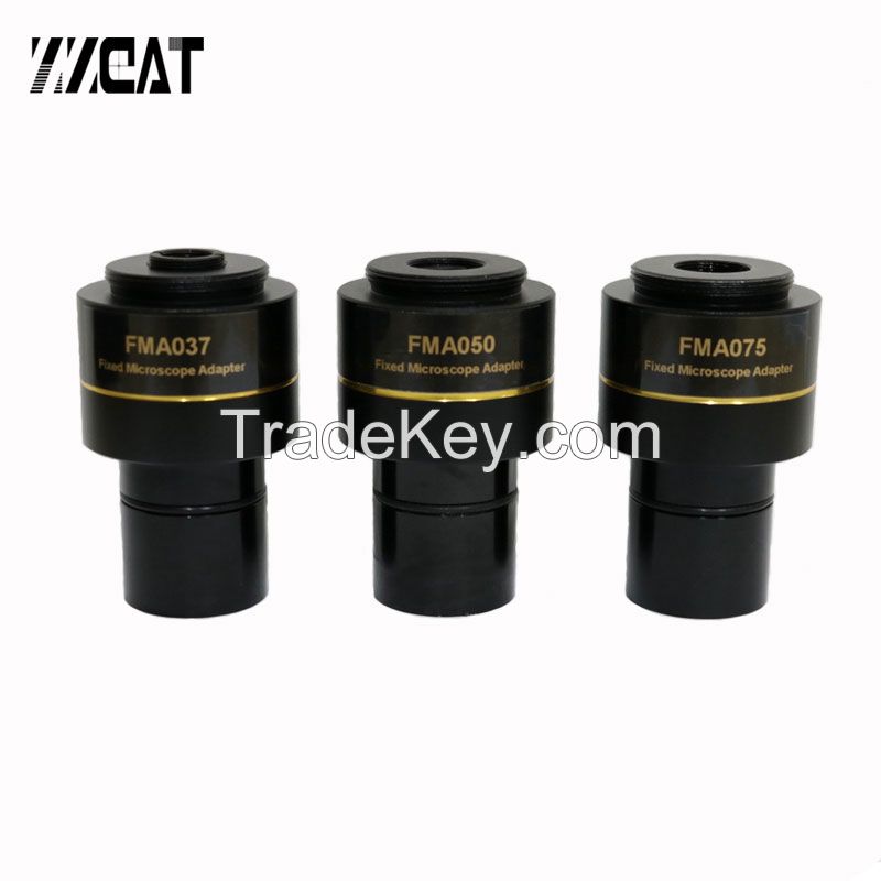 0.37X 0.5X 0.75X CCD Reduce Lens C Mount Adapter 23.2mm Microscope Relay Lens for Connecting Microscope and Industrial Camera