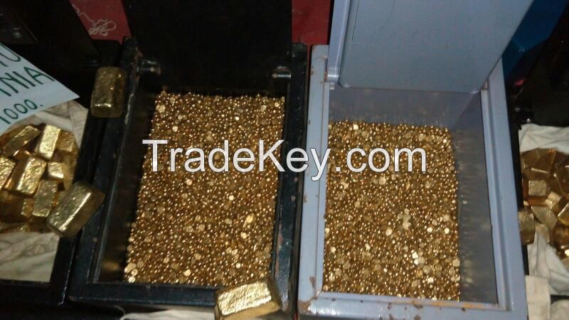 gold bars and bullion