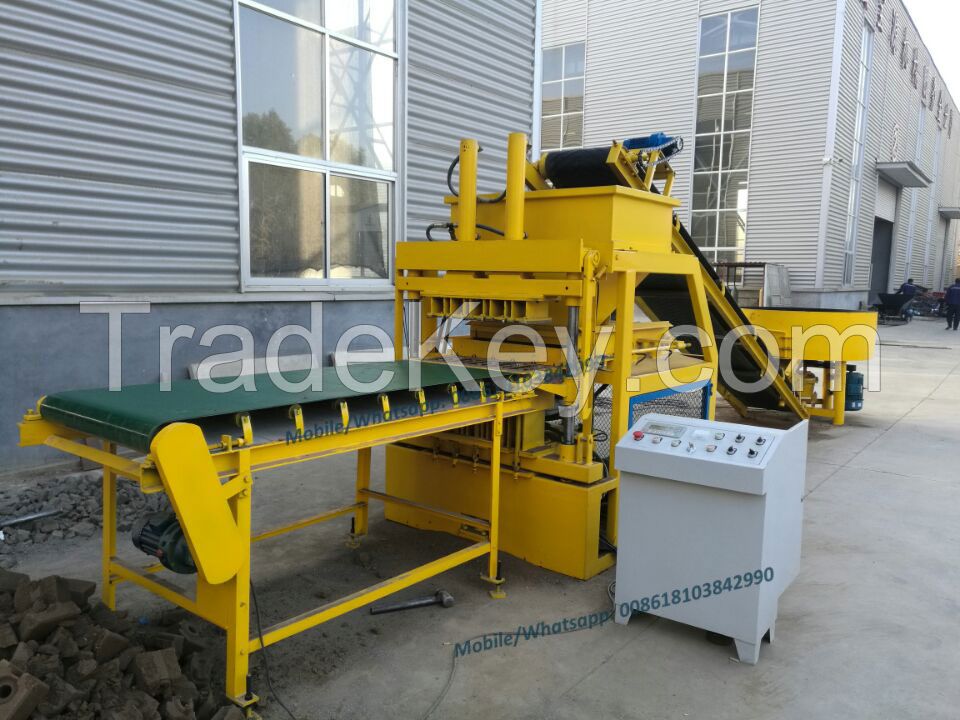 Interlock clay brick making machine