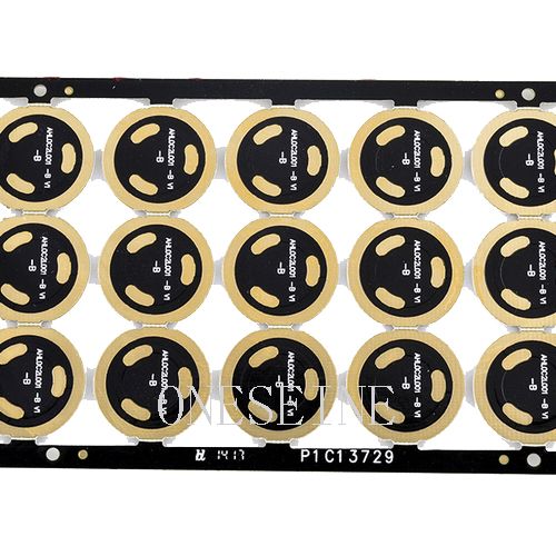 High Heat Conductivity Single layer Black LED PCB Metal Core Printed Circuit Board Fabrication